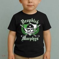 Rockin' Retro Skull Costume for St. Patrick's Day Toddler T-Shirt thumb 2