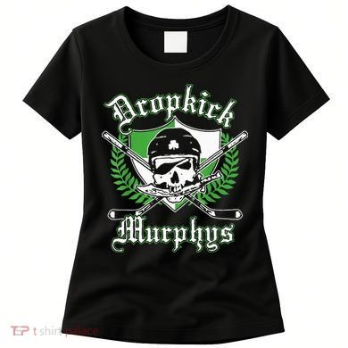 Rockin' Retro Skull Costume for St. Patrick's Day Women's T-Shirt