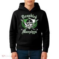 Rockin' Retro Skull Costume for St. Patrick's Day Kids Hoodie thumb 4