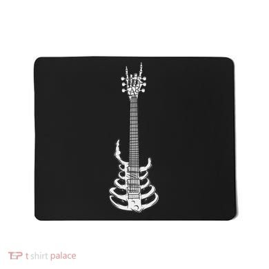 Rock & Roll Skeleton Guitar Music Lover Rockstar Mousepad