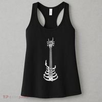 Rock & Roll Skeleton Guitar Music Lover Rockstar Women's Tank Top thumb 3