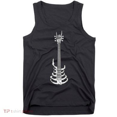 Rock & Roll Skeleton Guitar Music Lover Rockstar Tank Top