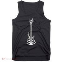 Rock & Roll Skeleton Guitar Music Lover Rockstar Tank Top thumb 0