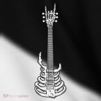Rock & Roll Skeleton Guitar Music Lover Rockstar Toddler Fine Jersey T-Shirt thumb 2