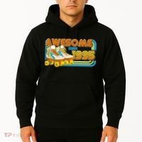 Retro Roller Skates Awesome Since 1995 30th Birthday Hoodie thumb 2