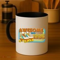 Retro Roller Skates Awesome Since 1995 30th Birthday Coffee Mug thumb 4