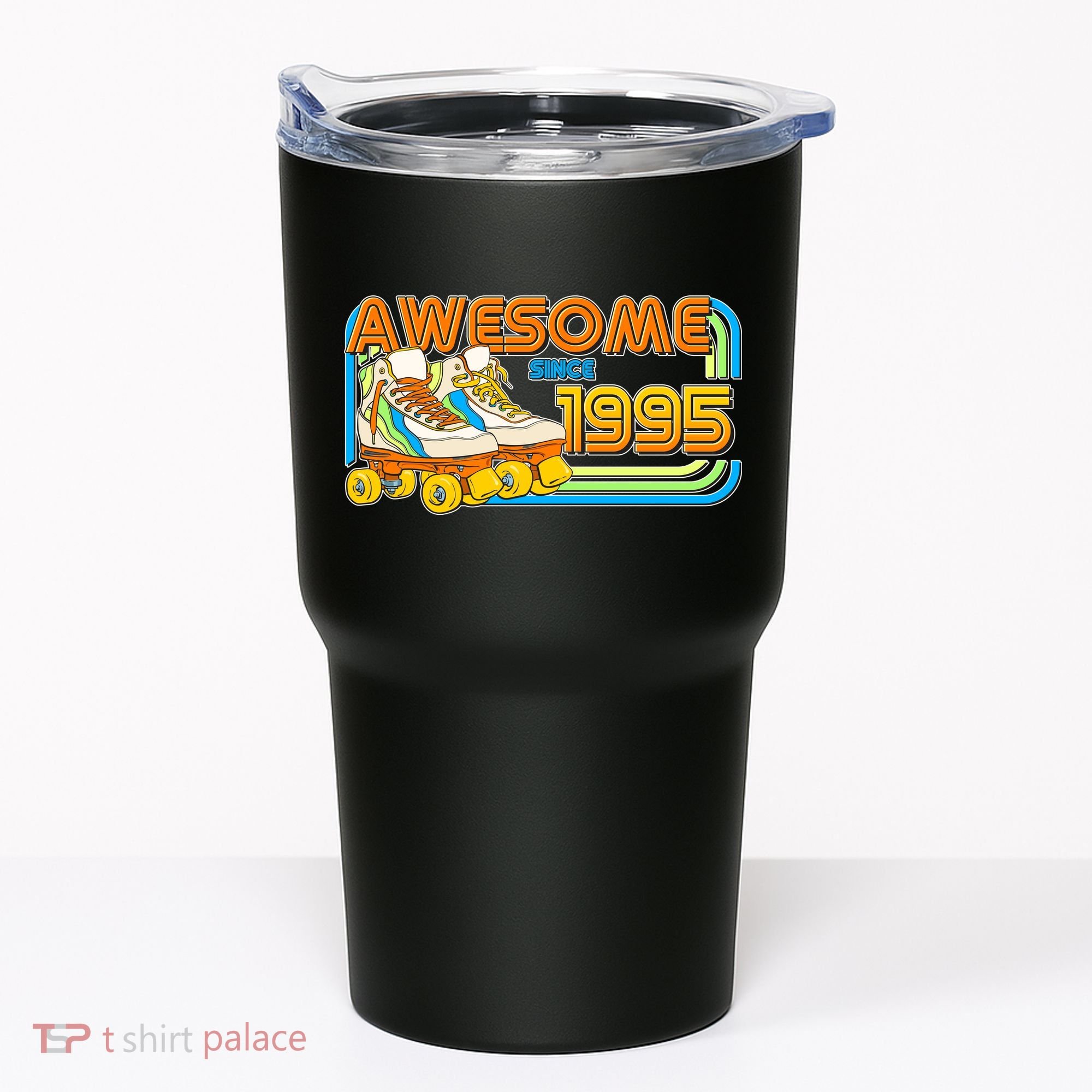 Retro Roller Skates Awesome Since 1995 30th Birthday Tumbler