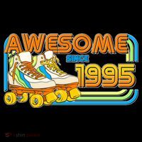 Retro Roller Skates Awesome Since 1995 30th Birthday Ornament thumb 1