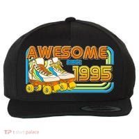 Retro Roller Skates Awesome Since 1995 30th Birthday Wool Snapback Cap thumb 0