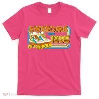 Retro Roller Skates Awesome Since 1995 30th Birthday T-Shirt thumb 0