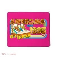 Retro Roller Skates Awesome Since 1995 30th Birthday Mousepad thumb 0