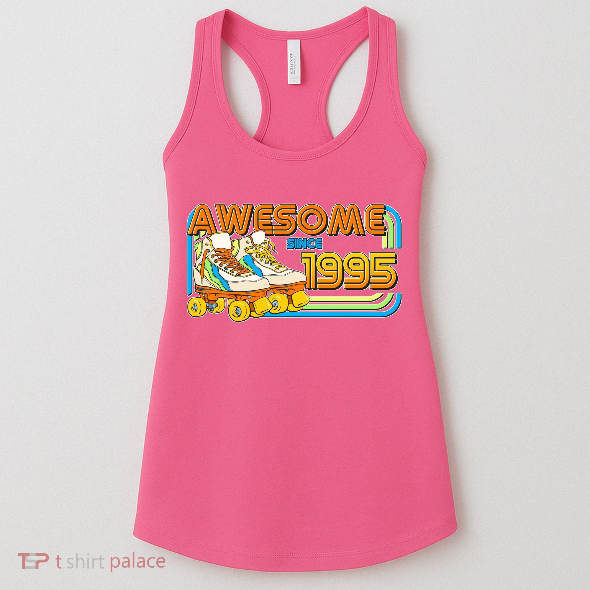 Retro Roller Skates Awesome Since 1995 30th Birthday Women's Tank Top