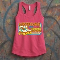 Retro Roller Skates Awesome Since 1995 30th Birthday Women's Tank Top thumb 3