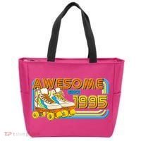 Retro Roller Skates Awesome Since 1995 30th Birthday Tote Bag thumb 0