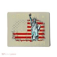 Resist Resistance Statue Of Liberty Hands Off Protest Retro Mousepad thumb 0