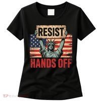 Resist Resistance Statue Of Liberty Hands Off Protest Women's T-Shirt thumb 0