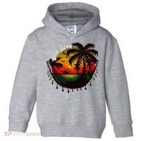 Rasta Reggae Sunset One Pride Love Rastafari Jamaican Toddler Hoodie thumb 0