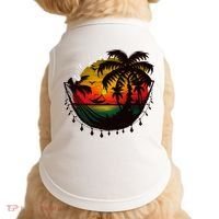 Rasta Reggae Sunset One Pride Love Rastafari Jamaican Doggie Tank thumb 0