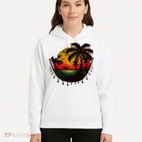 Rasta Reggae Sunset One Pride Love Rastafari Jamaican Hoodie thumb 5