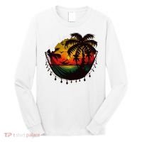 Rasta Reggae Sunset One Pride Love Rastafari Jamaican Long Sleeve Shirt thumb 0