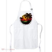 Rasta Reggae Sunset One Pride Love Rastafari Jamaican Apron thumb 0
