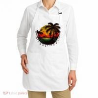 Rasta Reggae Sunset One Pride Love Rastafari Jamaican Apron thumb 2