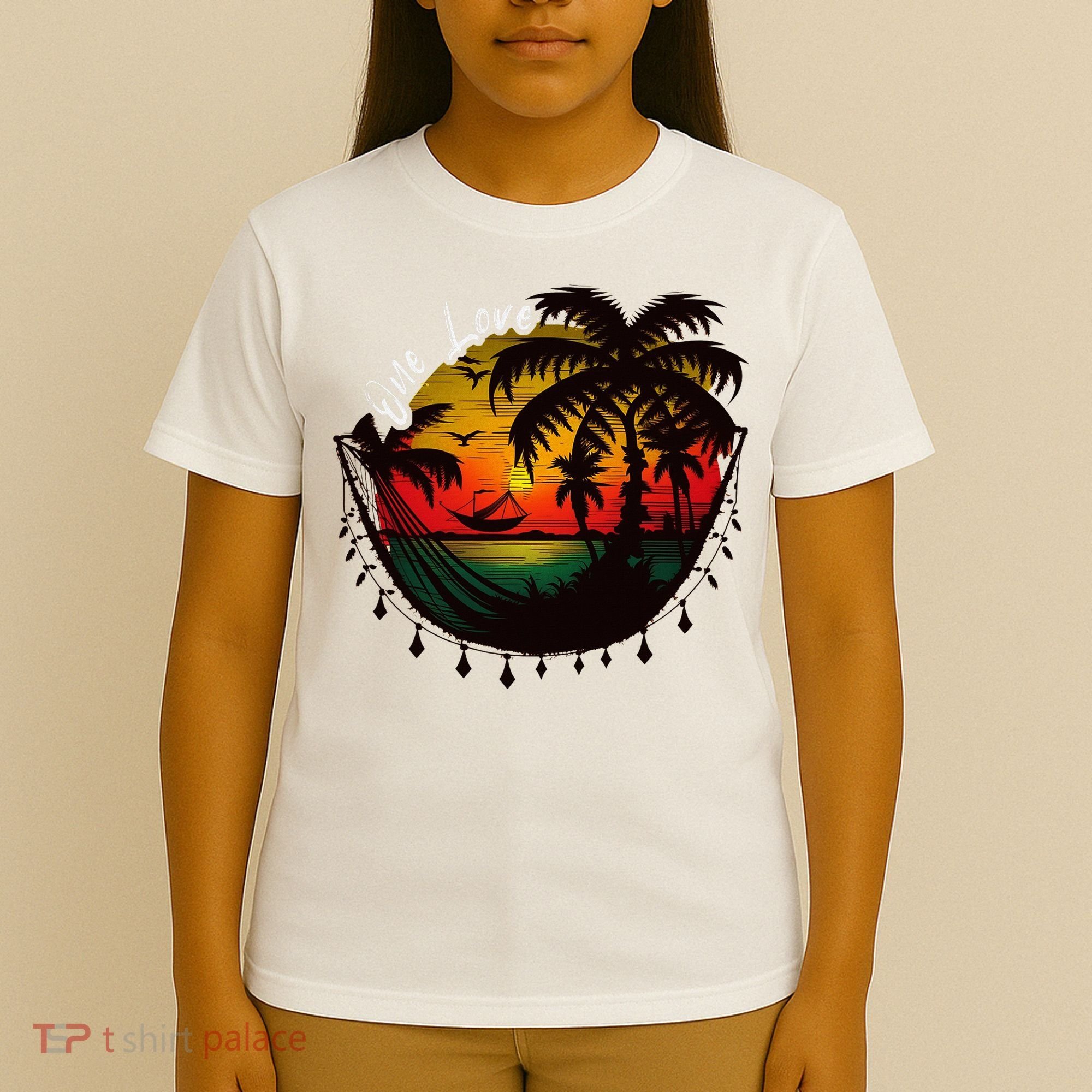 Rasta Reggae Sunset One Pride Love Rastafari Jamaican T-Shirt