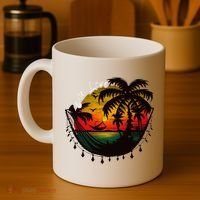 Rasta Reggae Sunset One Pride Love Rastafari Jamaican Coffee Mug thumb 4