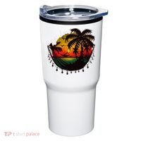 Rasta Reggae Sunset One Pride Love Rastafari Jamaican Tumbler thumb 0