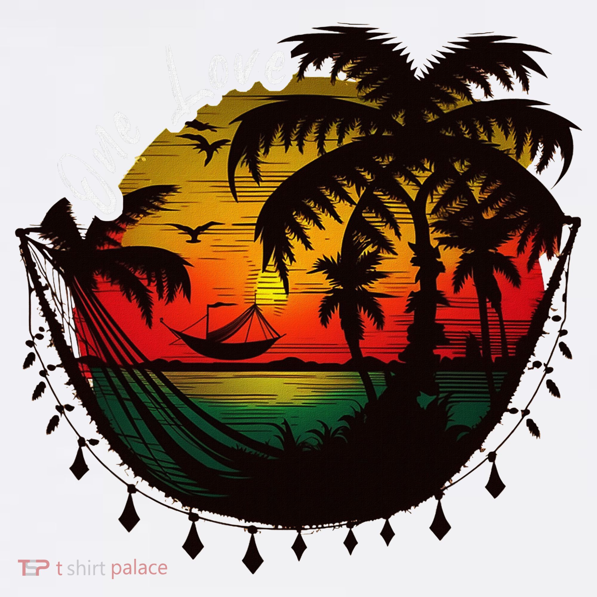 Rasta Reggae Sunset One Pride Love Rastafari Jamaican Women's Tank Top
