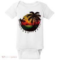 Rasta Reggae Sunset One Pride Love Rastafari Jamaican Baby Bodysuit thumb 0