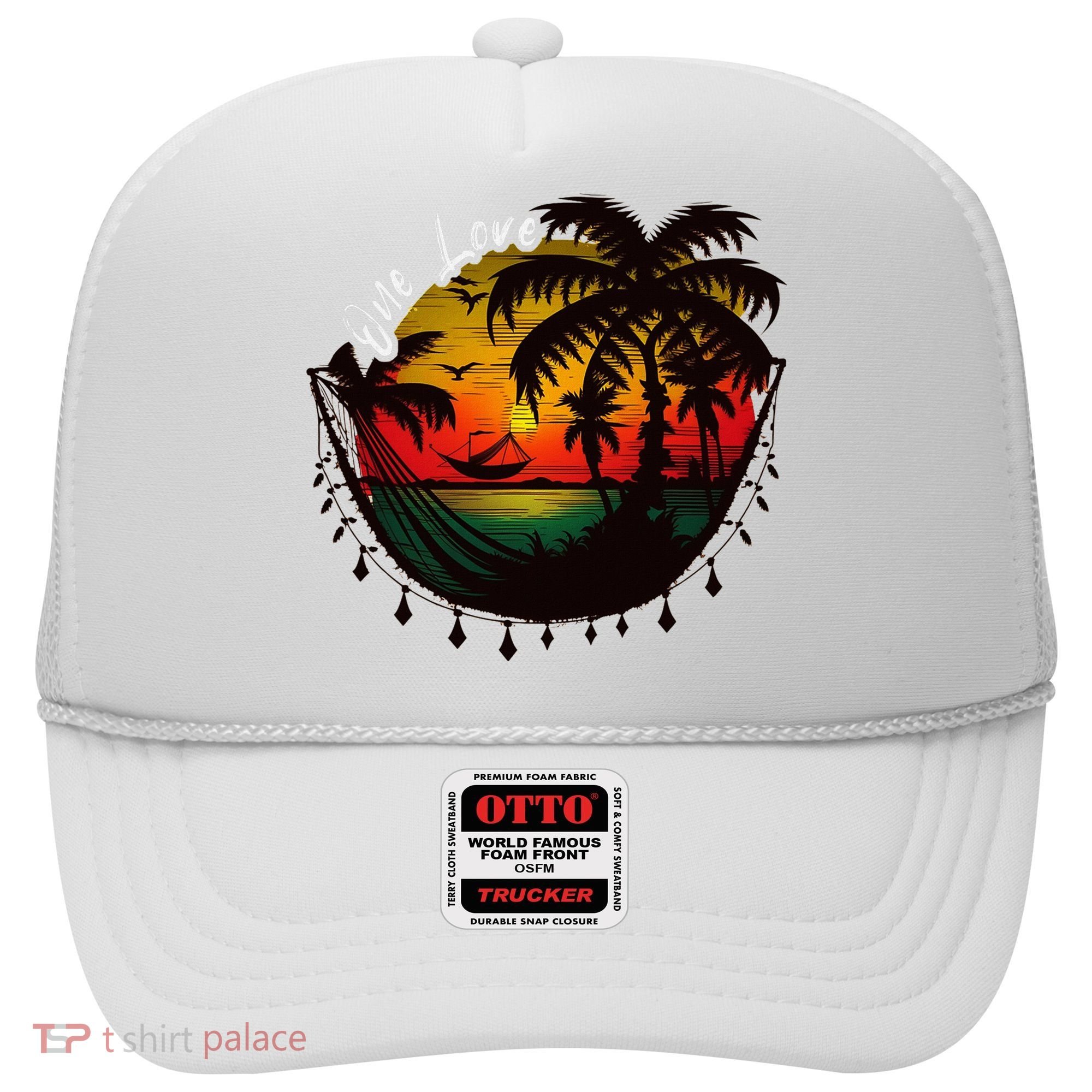 Rasta Reggae Sunset One Pride Love Rastafari Jamaican Hat