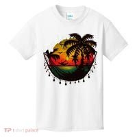 Rasta Reggae Sunset One Pride Love Rastafari Jamaican Kids T-Shirt thumb 0