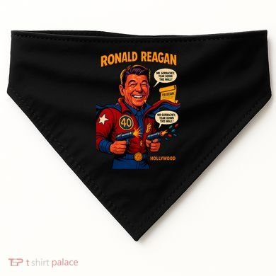 Ronald Reagan The Presidential Chronicles USA-Made Doggie Bandana