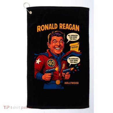 Ronald Reagan The Presidential Chronicles Golf Towel