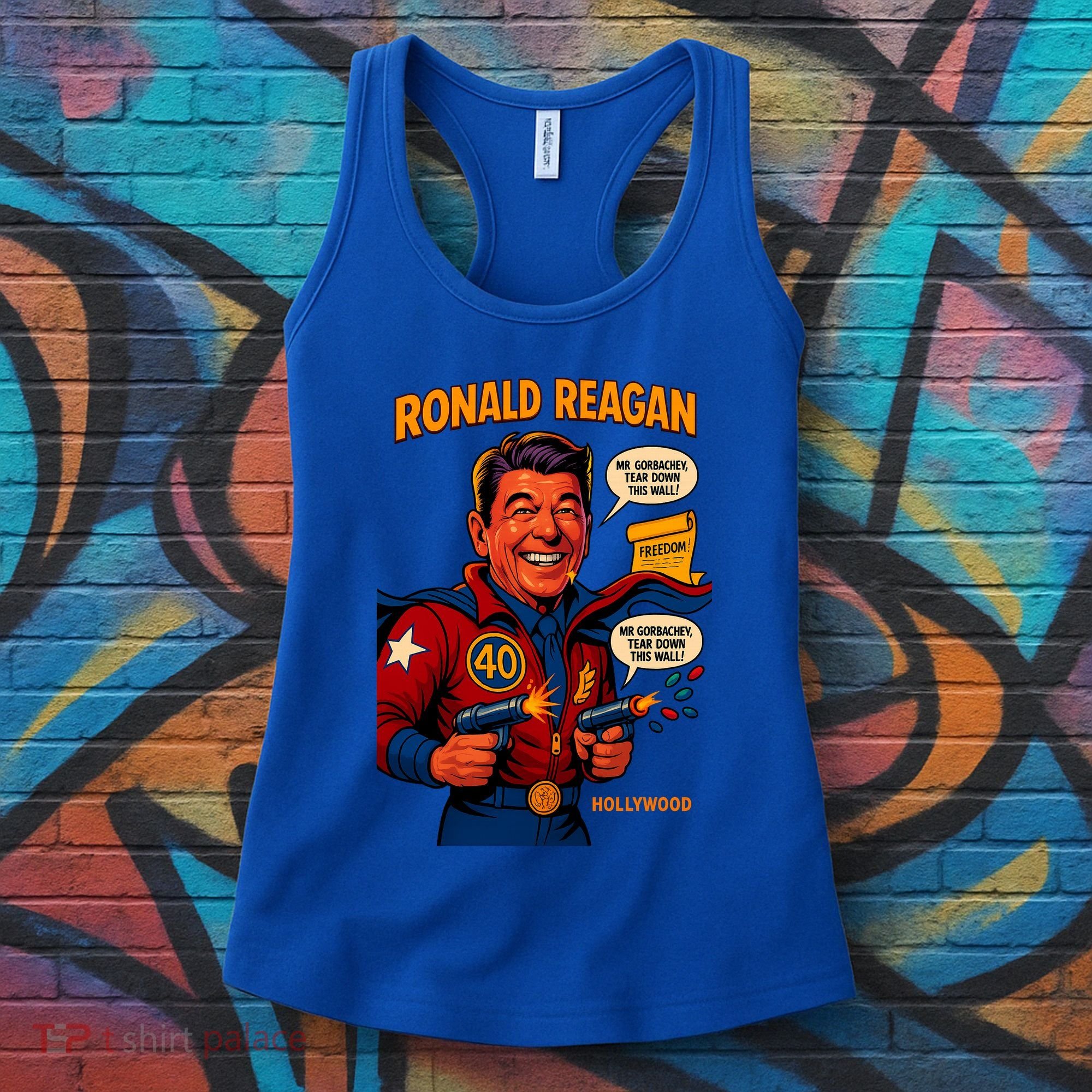 Ronald Reagan The Presidential Chronicles Women's Tank Top