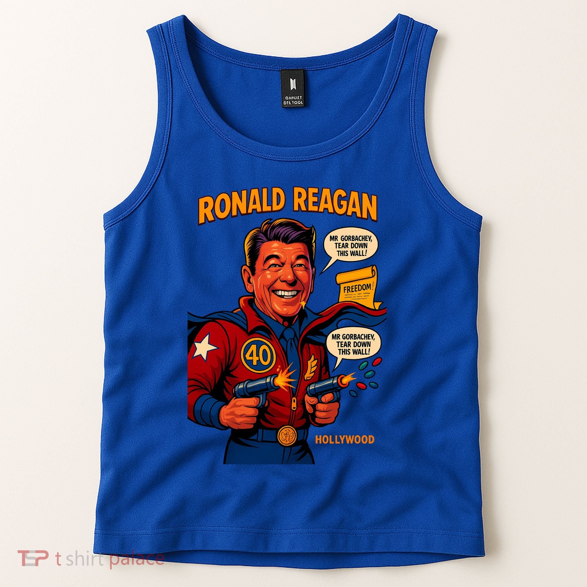 Ronald Reagan The Presidential Chronicles Tank Top
