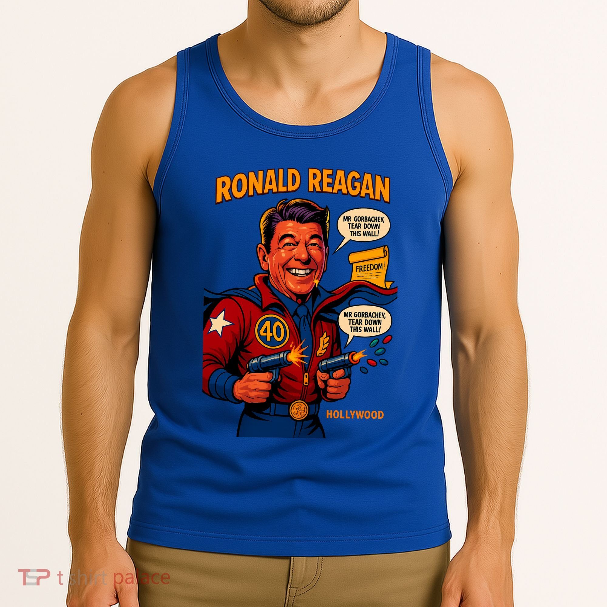 Ronald Reagan The Presidential Chronicles Tank Top