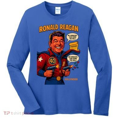 Ronald Reagan The Presidential Chronicles Women's Long Sleeve Shirt