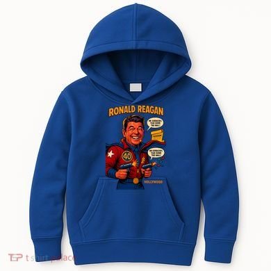Ronald Reagan The Presidential Chronicles Kids Hoodie