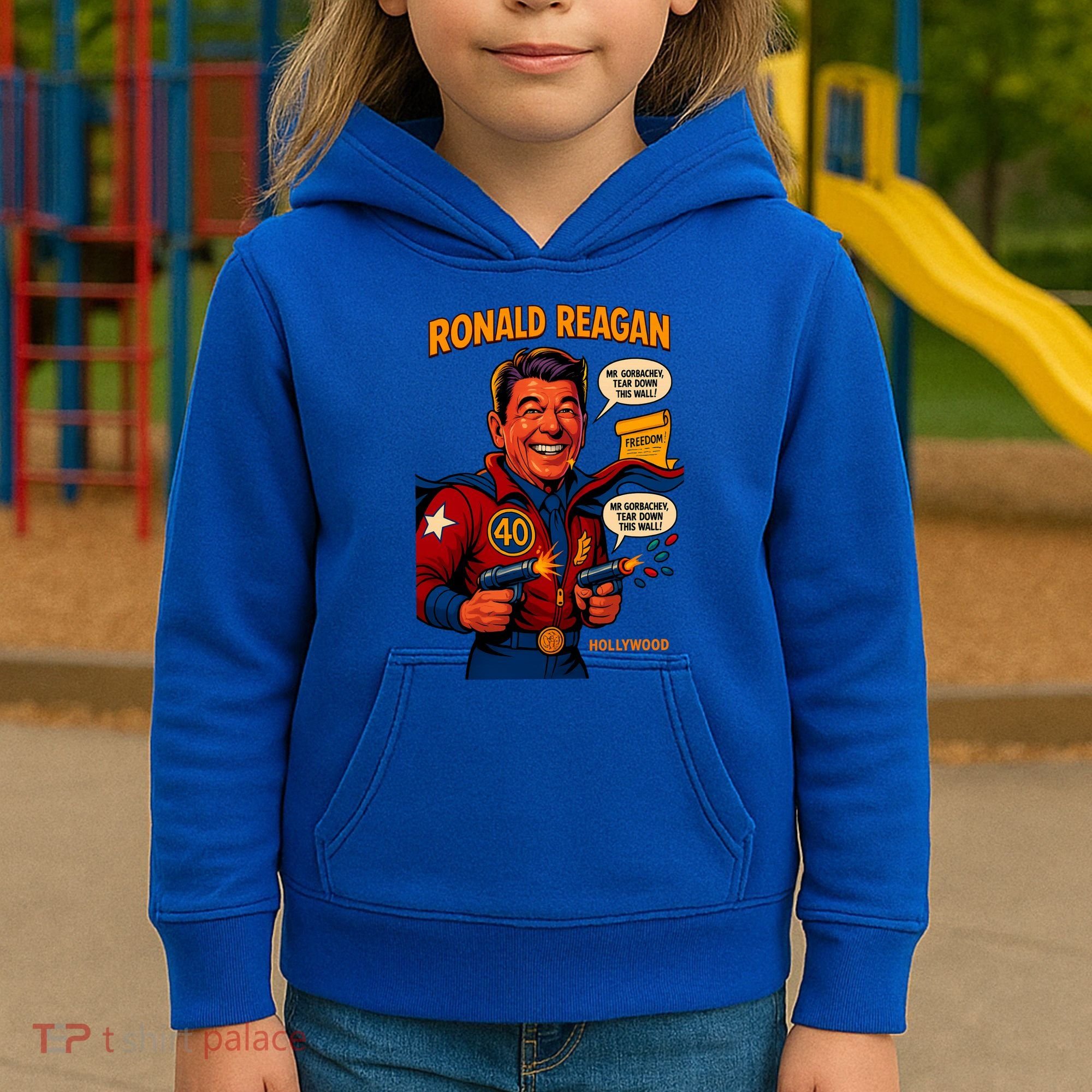 Ronald Reagan The Presidential Chronicles Kids Hoodie