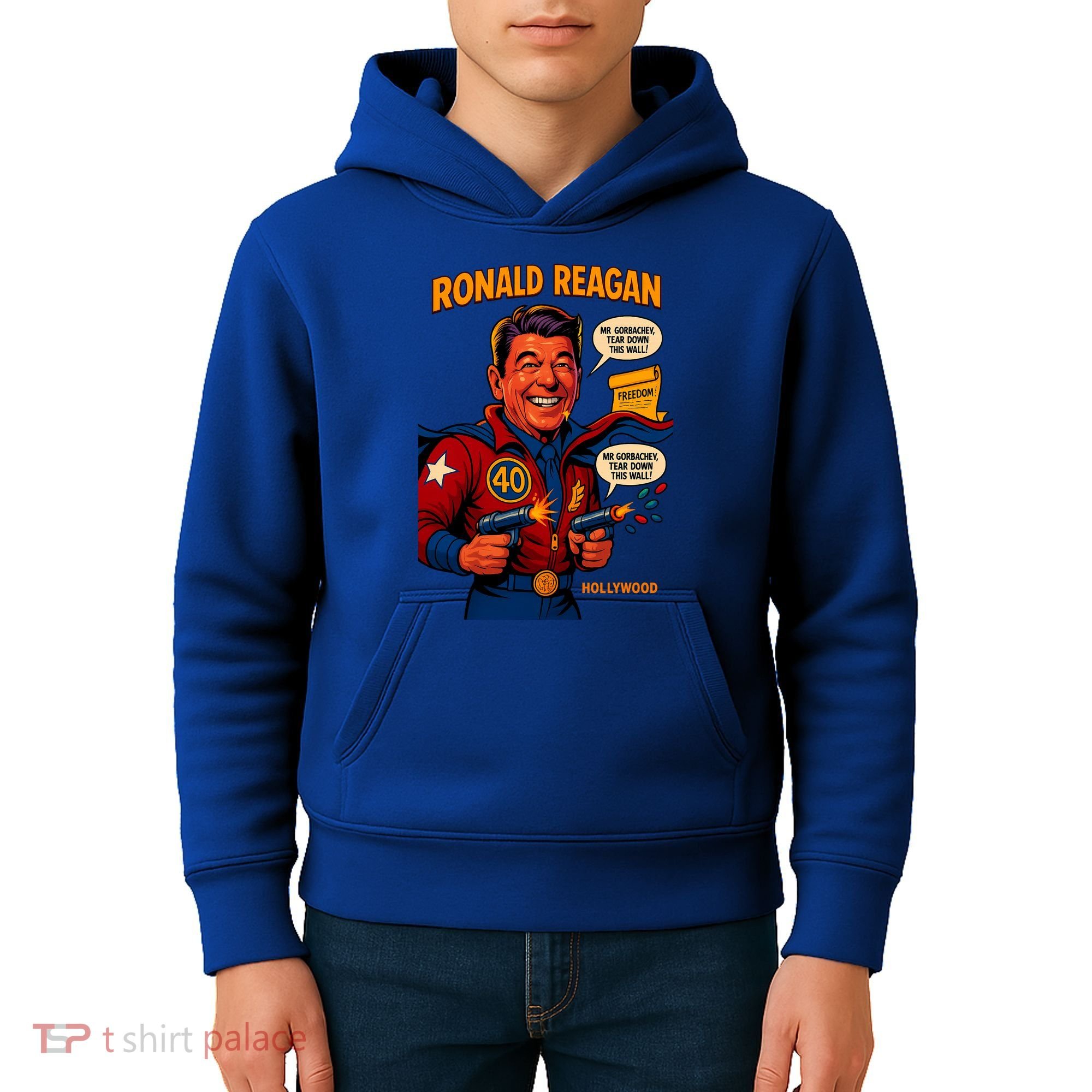 Ronald Reagan The Presidential Chronicles Kids Hoodie