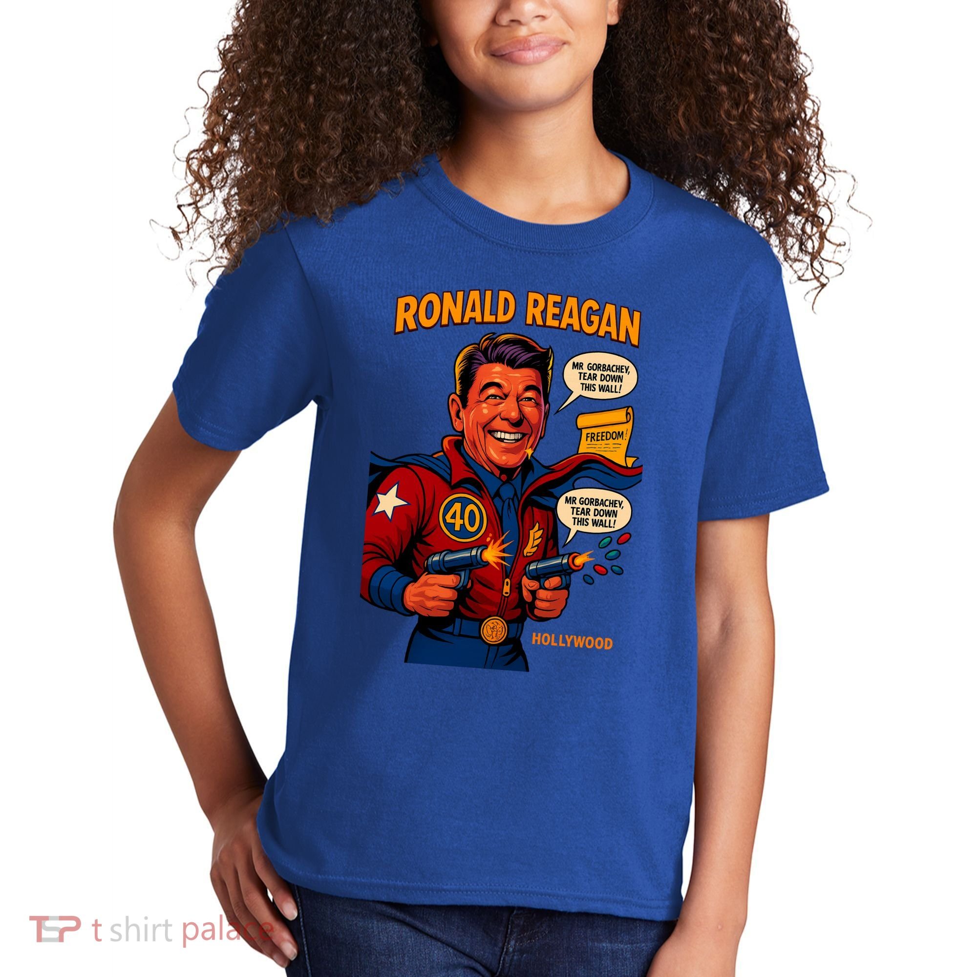Ronald Reagan The Presidential Chronicles Kids T-Shirt