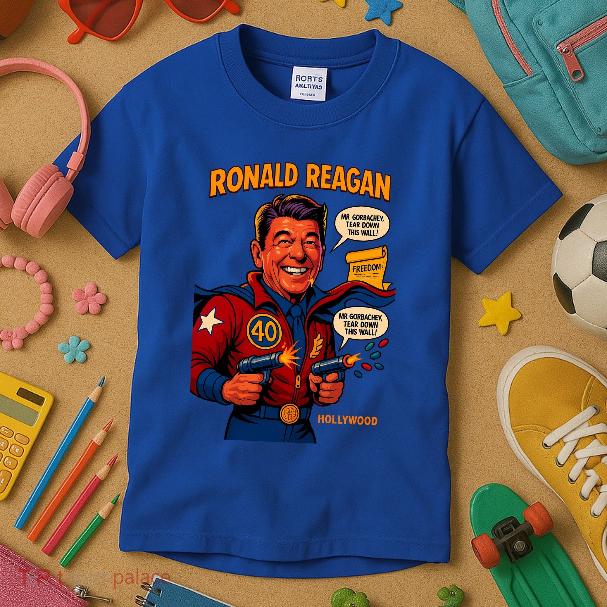 Ronald Reagan The Presidential Chronicles Kids T-Shirt