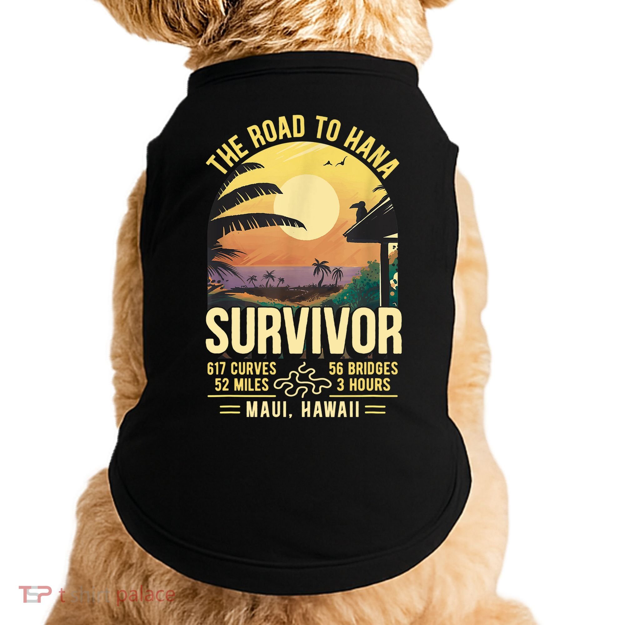 RJC Road To Hana Survivor Maui Hawaii Trip Adventure Doggie Tank