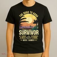 RJC Road To Hana Survivor Maui Hawaii Trip Adventure T-Shirt thumb 3