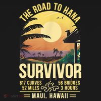 RJC Road To Hana Survivor Maui Hawaii Trip Adventure Button thumb 1