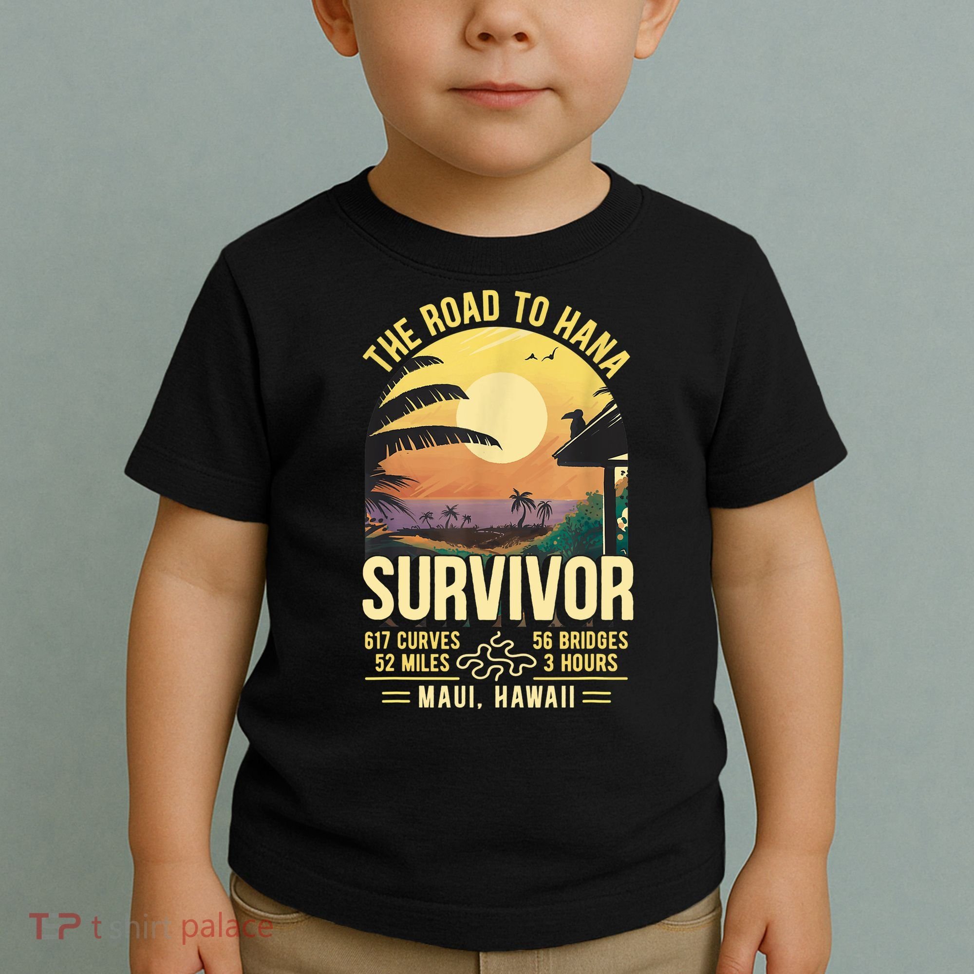 RJC Road To Hana Survivor Maui Hawaii Trip Adventure Toddler T-Shirt