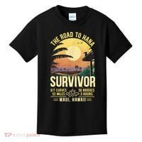 RJC Road To Hana Survivor Maui Hawaii Trip Adventure Kids T-Shirt thumb 0