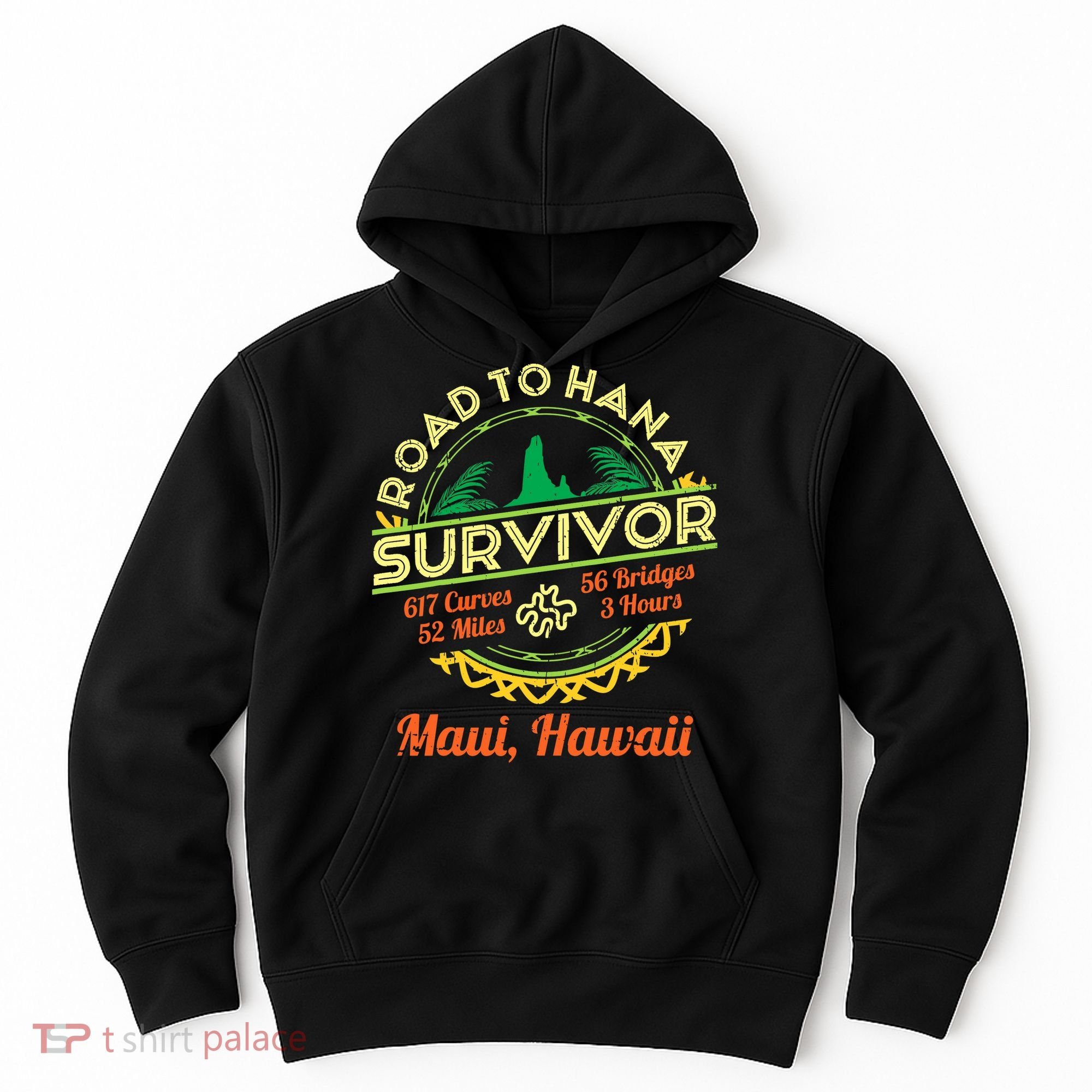 RJC Road To Hana Survivor Maui Hawaii Trip Adventure Hoodie